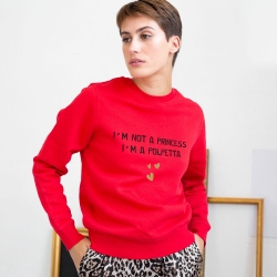 Sweat Rouge Polpetta FEMME Faubourg54