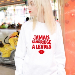 Sweat Blanc JSRAL Rouge FEMME Faubourg54