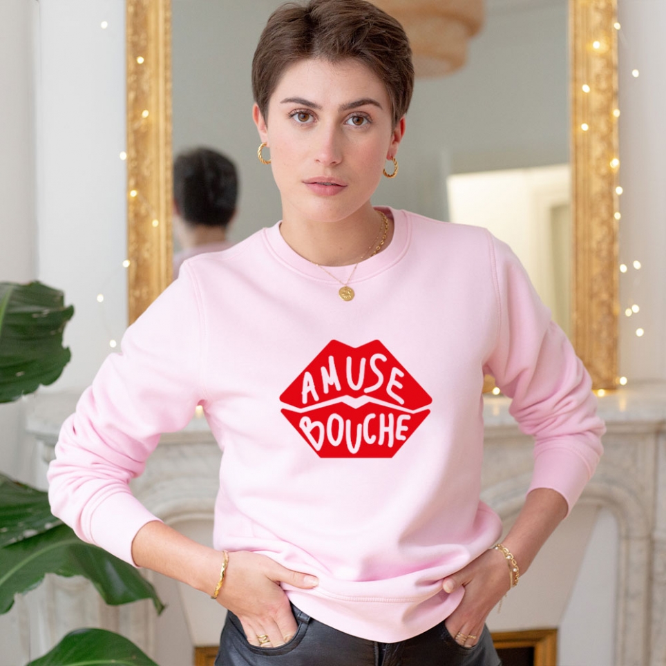 Sweat Rose Amuse Bouche Rouge FEMME Faubourg54