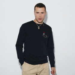 Sweat Noir Adriana HOMME Faubourg54