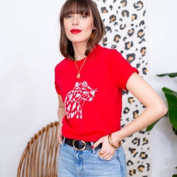 T-Shirt Rouge Ghepardo by TrendyEmma T-shirts Faubourg54