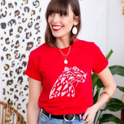 T-Shirt Rouge Ghepardo by TrendyEmma T-shirts Faubourg54