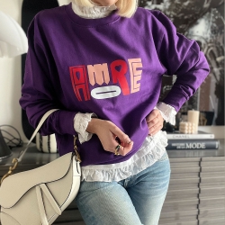 Purple Sweatshirt Emma by TrendyEmma