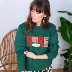 Sweat Vert Bouteille Emma By TrendyEmma FEMME Faubourg54