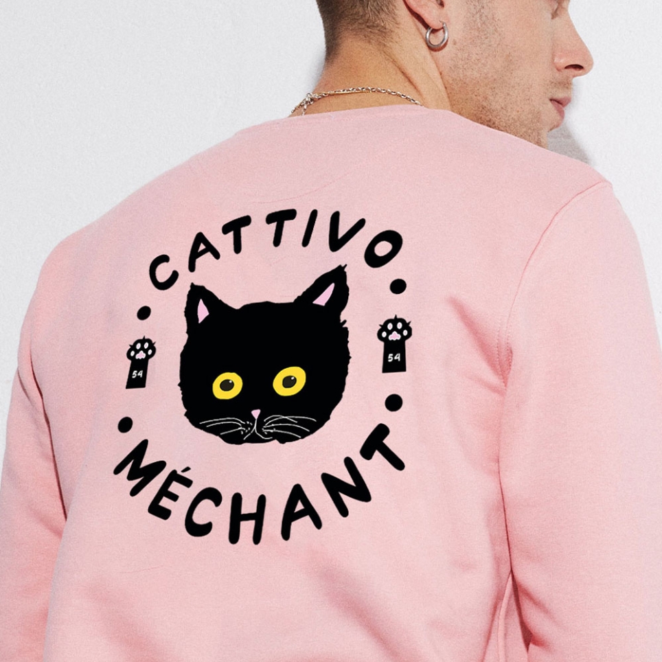 Sweat Rose Cattivo HOMME Faubourg54