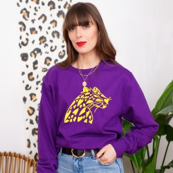 Sweat Violet Ghepardo by TrendyEmma FEMME Faubourg54