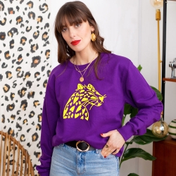 Sweat Violet Ghepardo by TrendyEmma FEMME Faubourg54