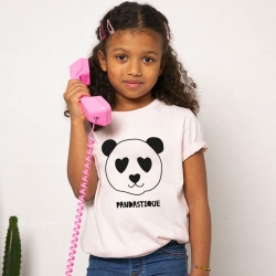 Pink T-Shirt Pandastique Kids