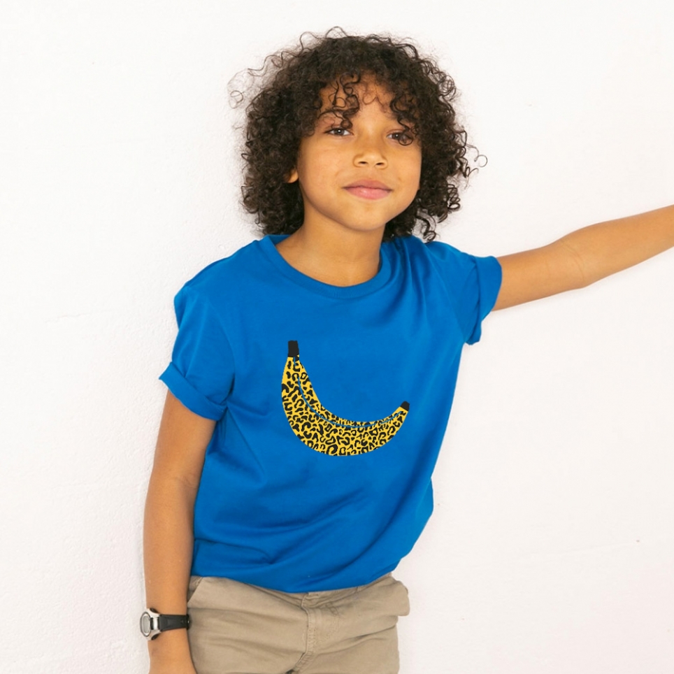 T-Shirt Bleu Royal Banane Enfant ENFANTS Faubourg54
