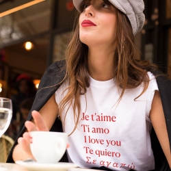 T-Shirt Blanc Valentino Rouge T-shirts Faubourg54