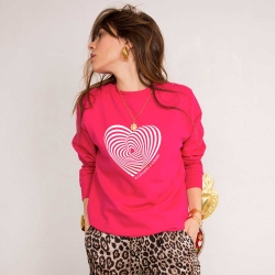 Sweat Fuchsia Illusioni d'Amore FEMME Faubourg54