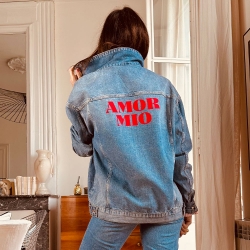 Veste Denim Amor Mio - Surprise Veste Denim Amor Mio - Surprise