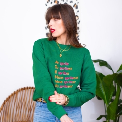 Sweat Vert Spritzer FEMME Faubourg54