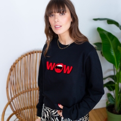 Sweat Noir Wow by TrendyEmma FEMME Faubourg54