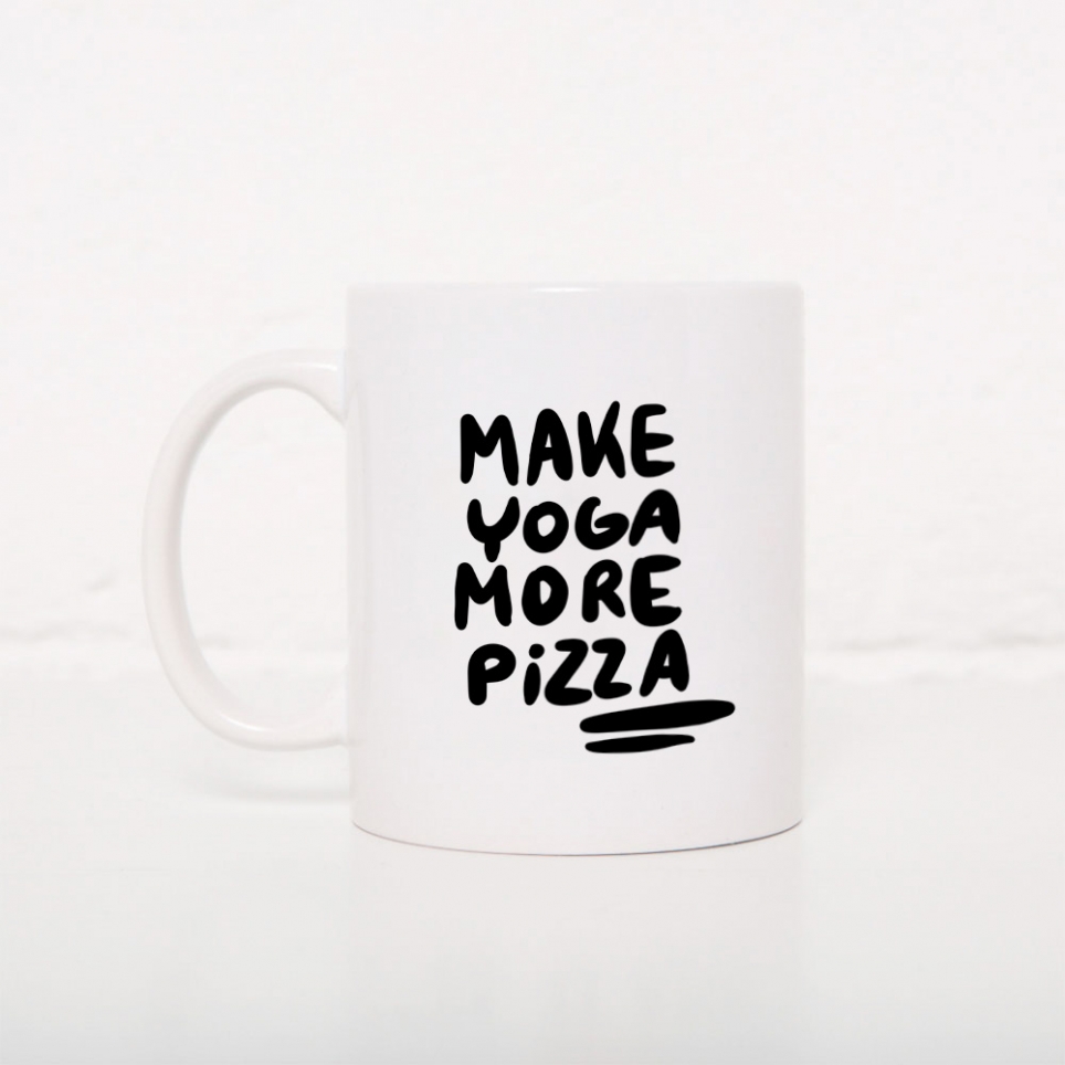 Tasse Make Yoga More Pizza ACCESSOIRES Faubourg54