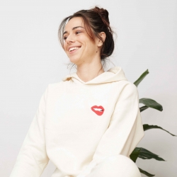 Sweat Crème Capuche Crop Martina FEMME Faubourg54 Sweat Crème Capuche Crop Martina FEMME Faubourg54