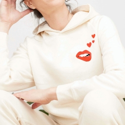 Sweat Crème Capuche Crop Martina Loves FEMME Faubourg54 Sweat Crème Capuche Crop Martina Loves FEMME Faubourg54