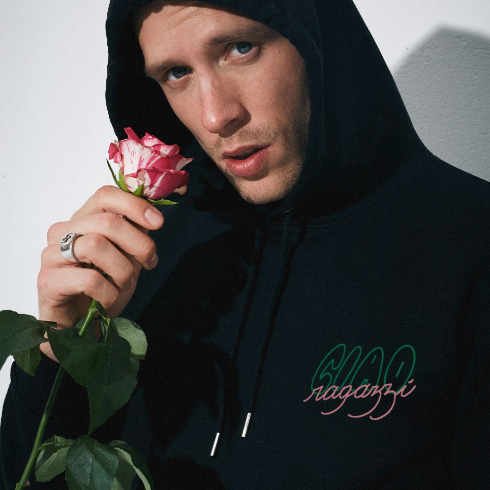 Sweat Capuche Noir Ciao Ragazzi HOMME Faubourg54