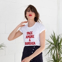 T-shirt Blanc Burrata T-shirts Faubourg54