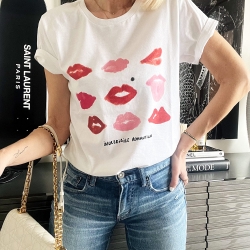 White T-Shirt Romantica by TrendyEmma