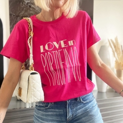 Fucsia T-Shirt Portofino by TrendyEmma