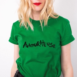 T-shirt Vert Amourheuse FEMME Faubourg54