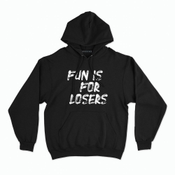 Sweat Capuche Noir Fun Is For Losers HOMME Faubourg54 Sweat Capuche Noir Fun Is For Losers HOMME Faubourg54