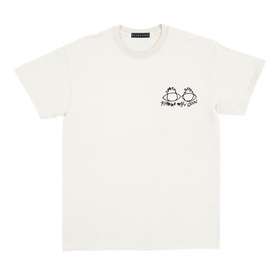 T-Shirt Crème Fiamme HOMME Faubourg54