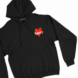Sweat Capuche Amore Addict HOMME Faubourg54