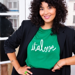 T-shirt Vert Italove Blanc FEMME Faubourg54 T-shirt Vert Italove Blanc FEMME Faubourg54