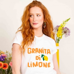 T-shirt Blanc Granita di Limone FEMME Faubourg54