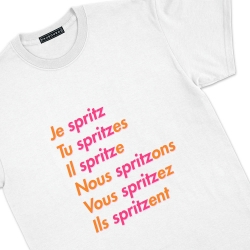 T-Shirt Blanc Spritzer HOMME Faubourg54