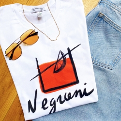 T-shirt Blanc Negroni FEMME Faubourg54 T-shirt Blanc Negroni FEMME Faubourg54