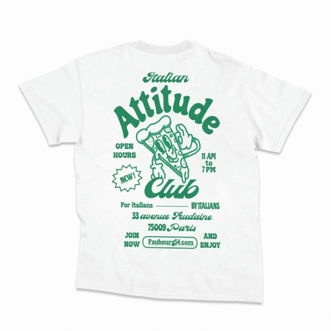 T-Shirt Italian Attitude Club HOMME Faubourg54