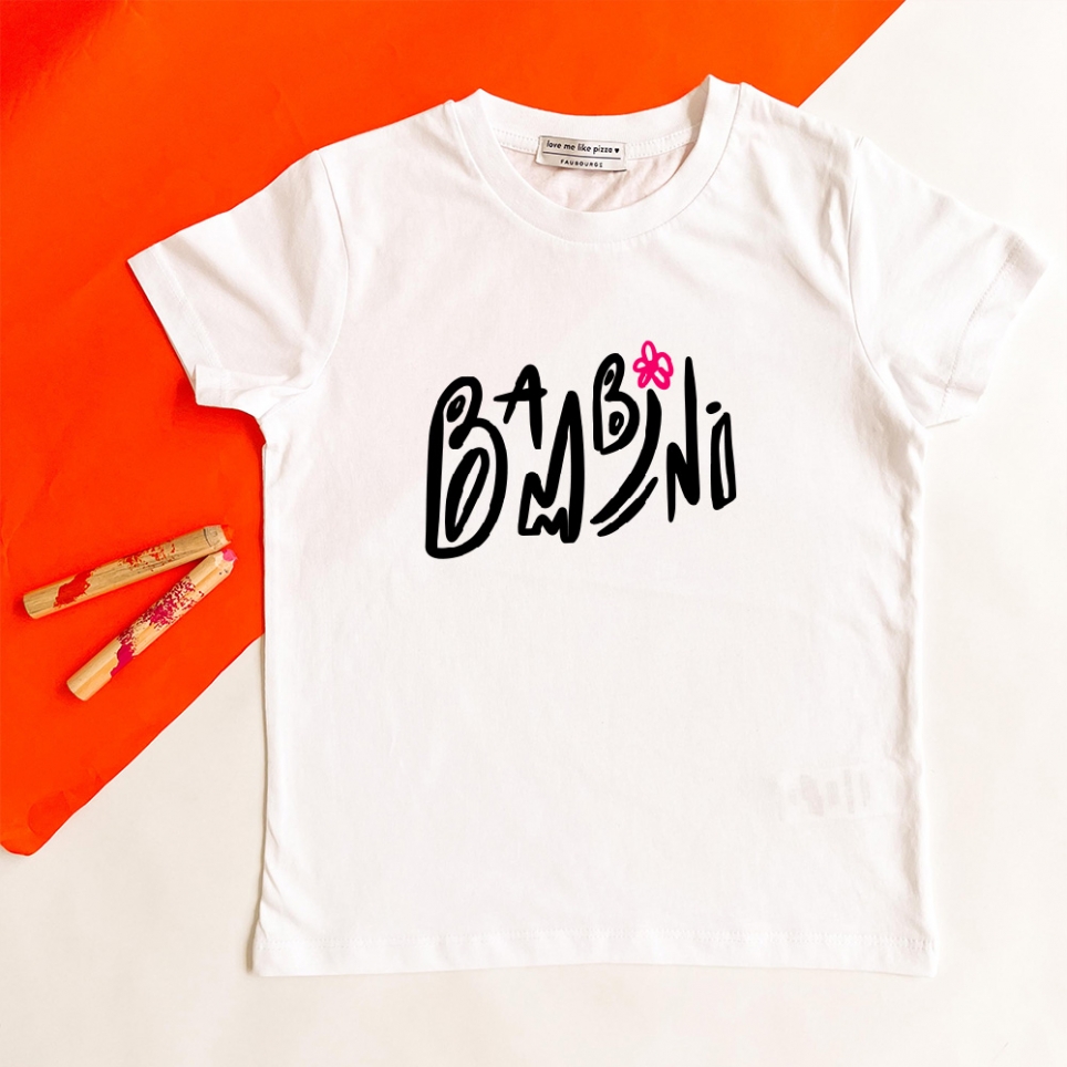 T-Shirt Blanc Bambino Enfant ENFANTS Faubourg54