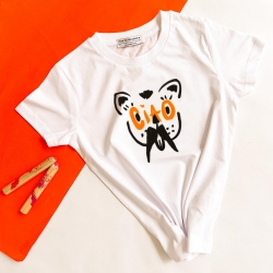 T-Shirt Blanc Ciao Roberto Enfant ENFANTS Faubourg54