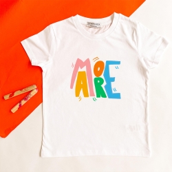 T-Shirt Blanc More Amore Enfant ENFANTS Faubourg54