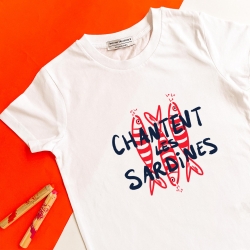 T-Shirt Blanc Sardines Enfant ENFANTS Faubourg54