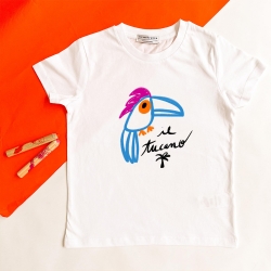 T-Shirt Blanc Il Tucano Enfant ENFANTS Faubourg54