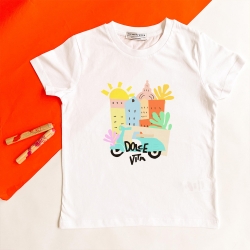 T-Shirt Blanc Cittadina Enfant ENFANTS Faubourg54