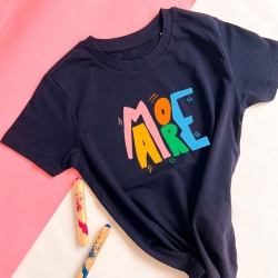 T-Shirt Bleu Marin More Amore Enfant ENFANTS Faubourg54