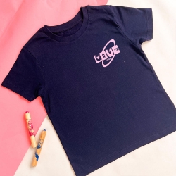 T-Shirt Bleu Marin Love Corp Enfant ENFANTS Faubourg54