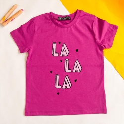 T-Shirt Framboise Lalala Enfant ENFANTS Faubourg54