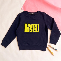 Sweat Bleu Basta Jaune Enfant ENFANTS Faubourg54