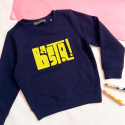 Sweat Bleu Basta Jaune Enfant ENFANTS Faubourg54