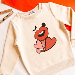 Sweat Crème Bouche Nina Enfant ENFANTS Faubourg54