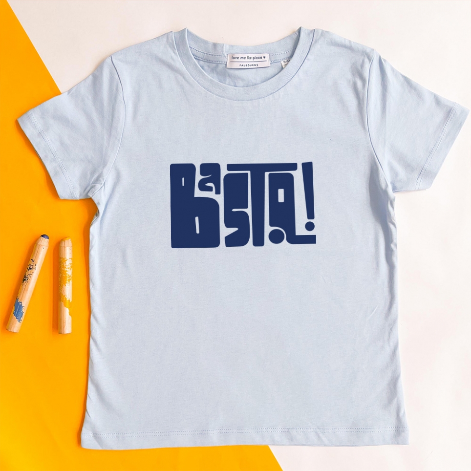 T-Shirt Bleu Ciel Basta Enfant ENFANTS Faubourg54