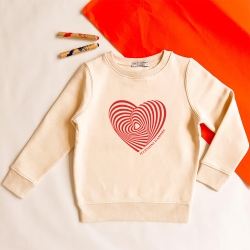 Sweat Crème Illusioni d'Amore Enfant ENFANTS Faubourg54