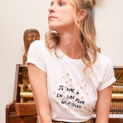 T-shirt Blanc Céleste by Les Futiles T-shirt Blanc Céleste by Les Futiles