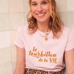 T-shirt Rose Le Tourbillon by Les Futiles